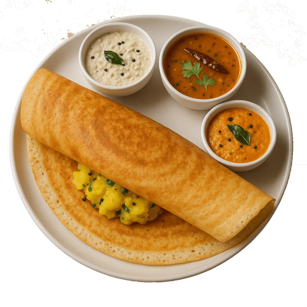 —pngtree—delicious south indian dosa with 21550877